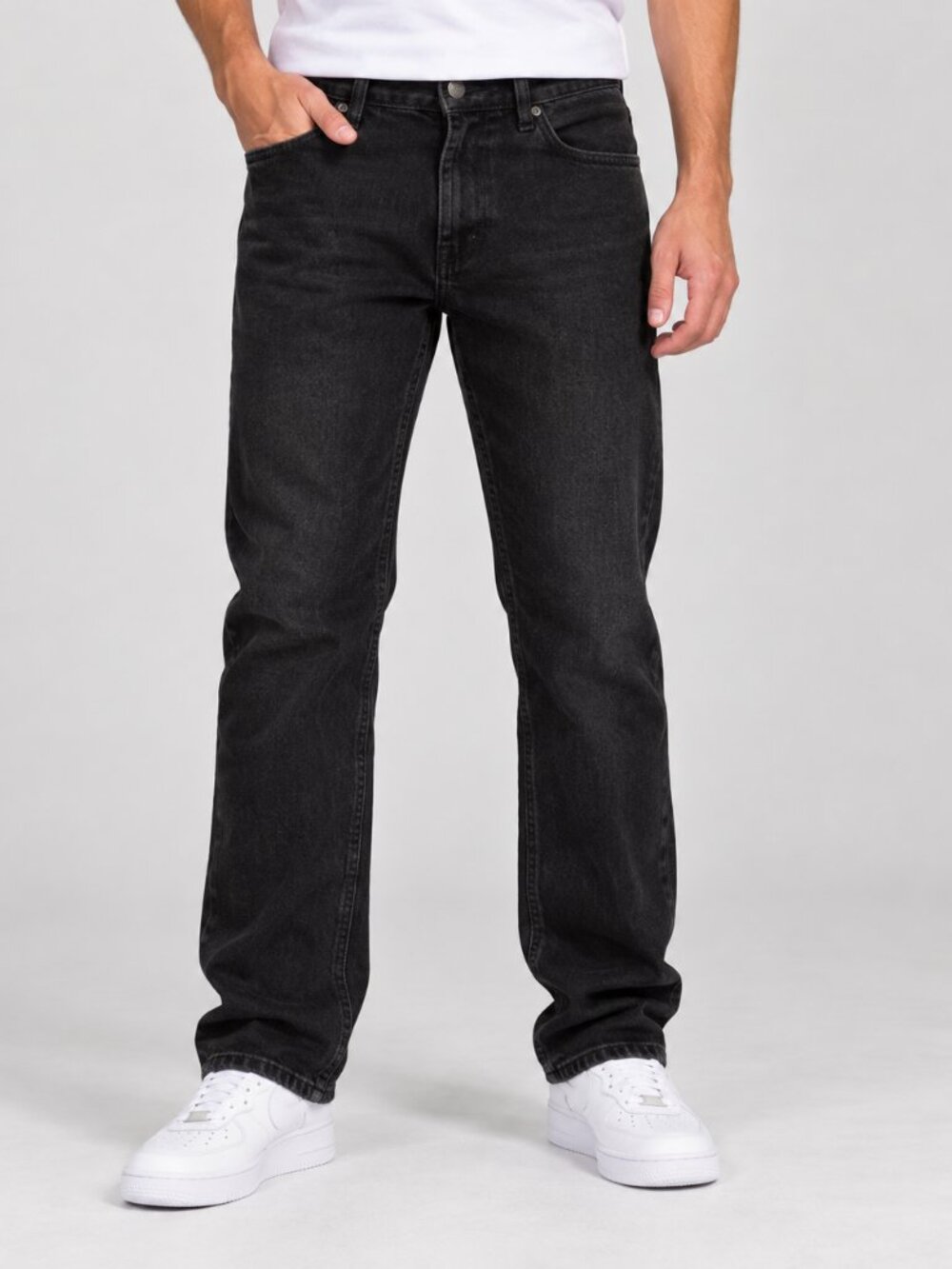 Levi Strauss Signature Men's 36x30 Black Slim Fit Stretch Jeans
